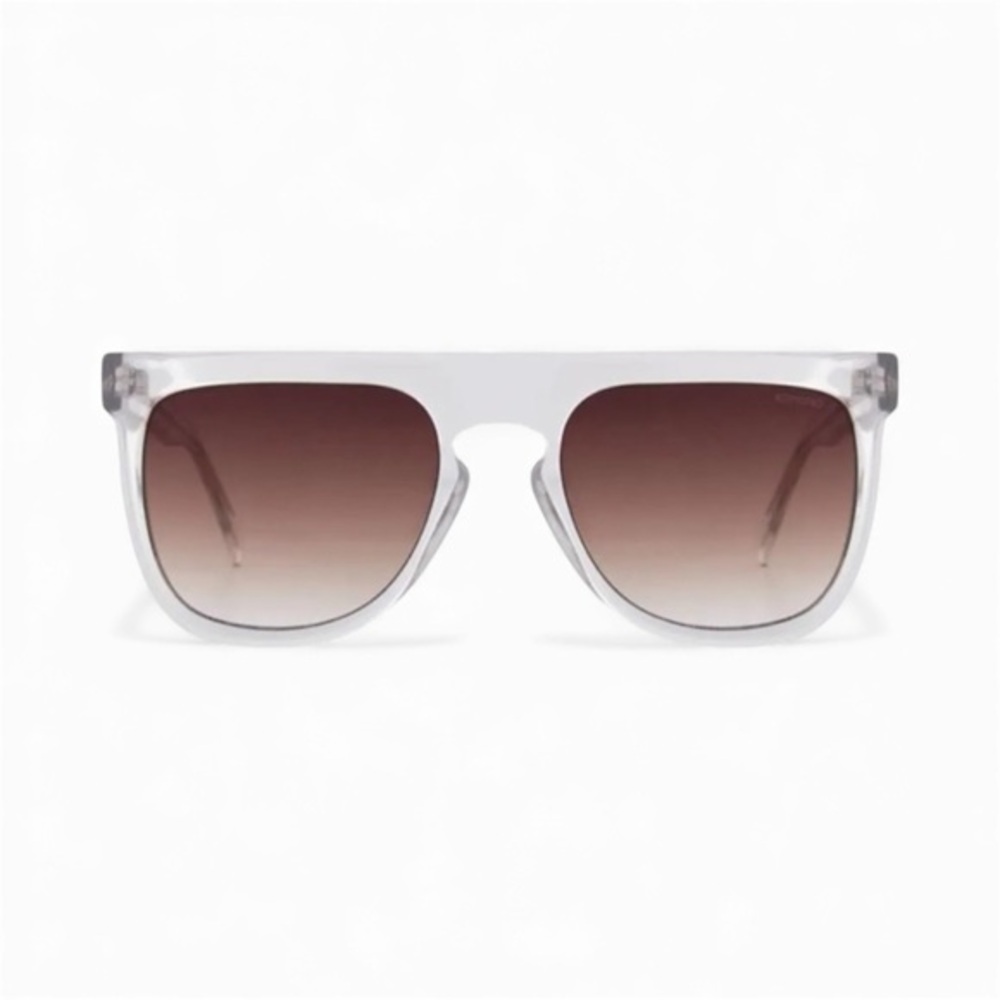 KOMONO Bennet Clear Sunglasses NEW oversized